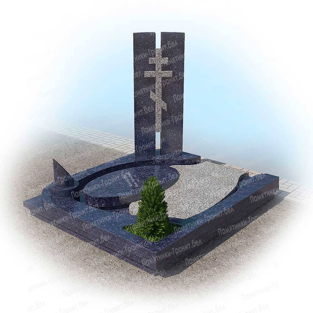 Памятник с крестом в Бобруйск на могилу фото