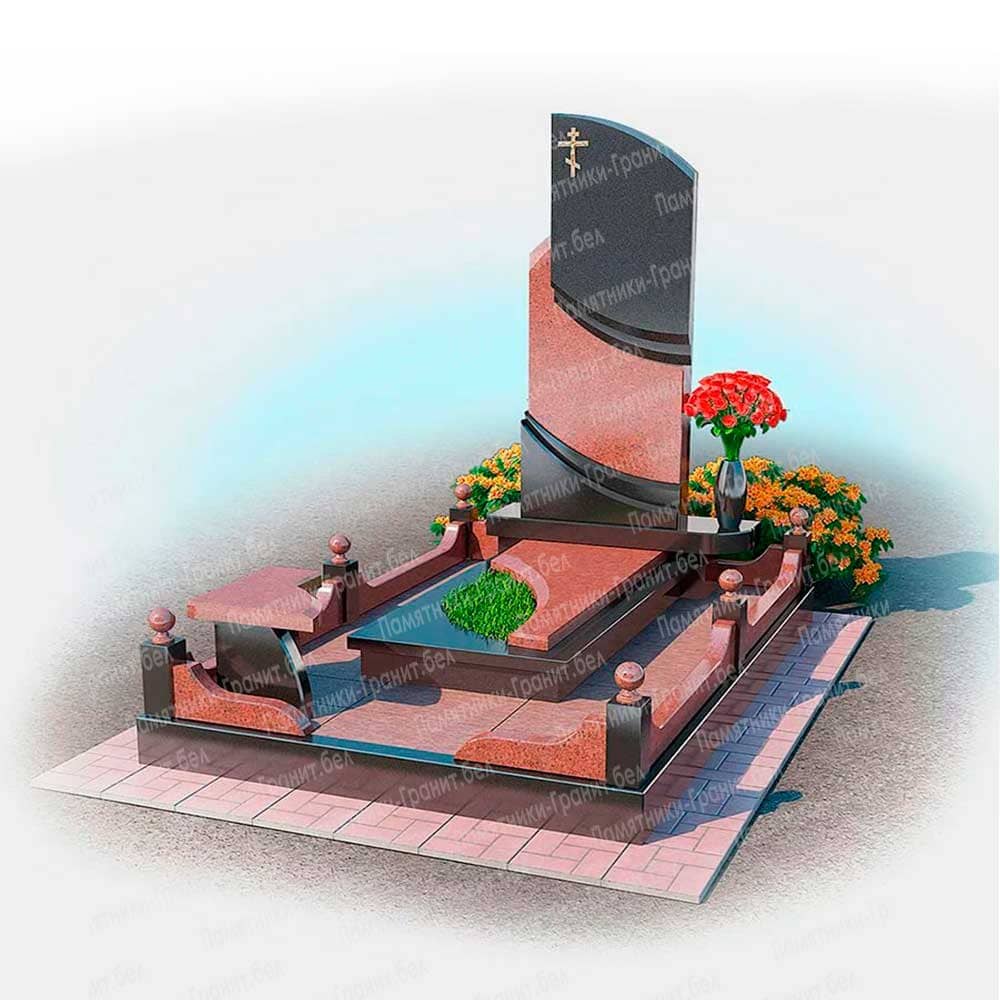 Памятник с крестом в Бобруйск на могилу фото