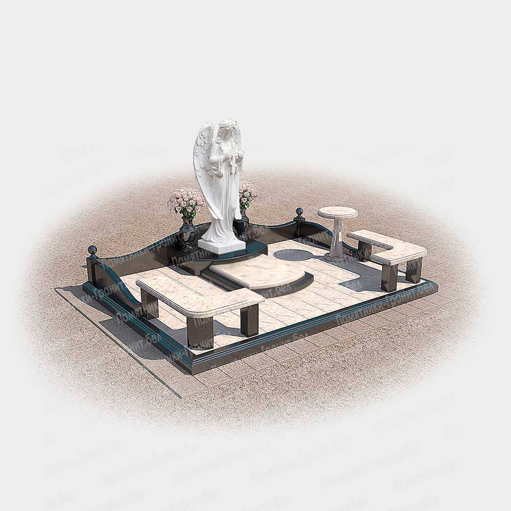 Памятник с крестом в Бобруйск на могилу фото